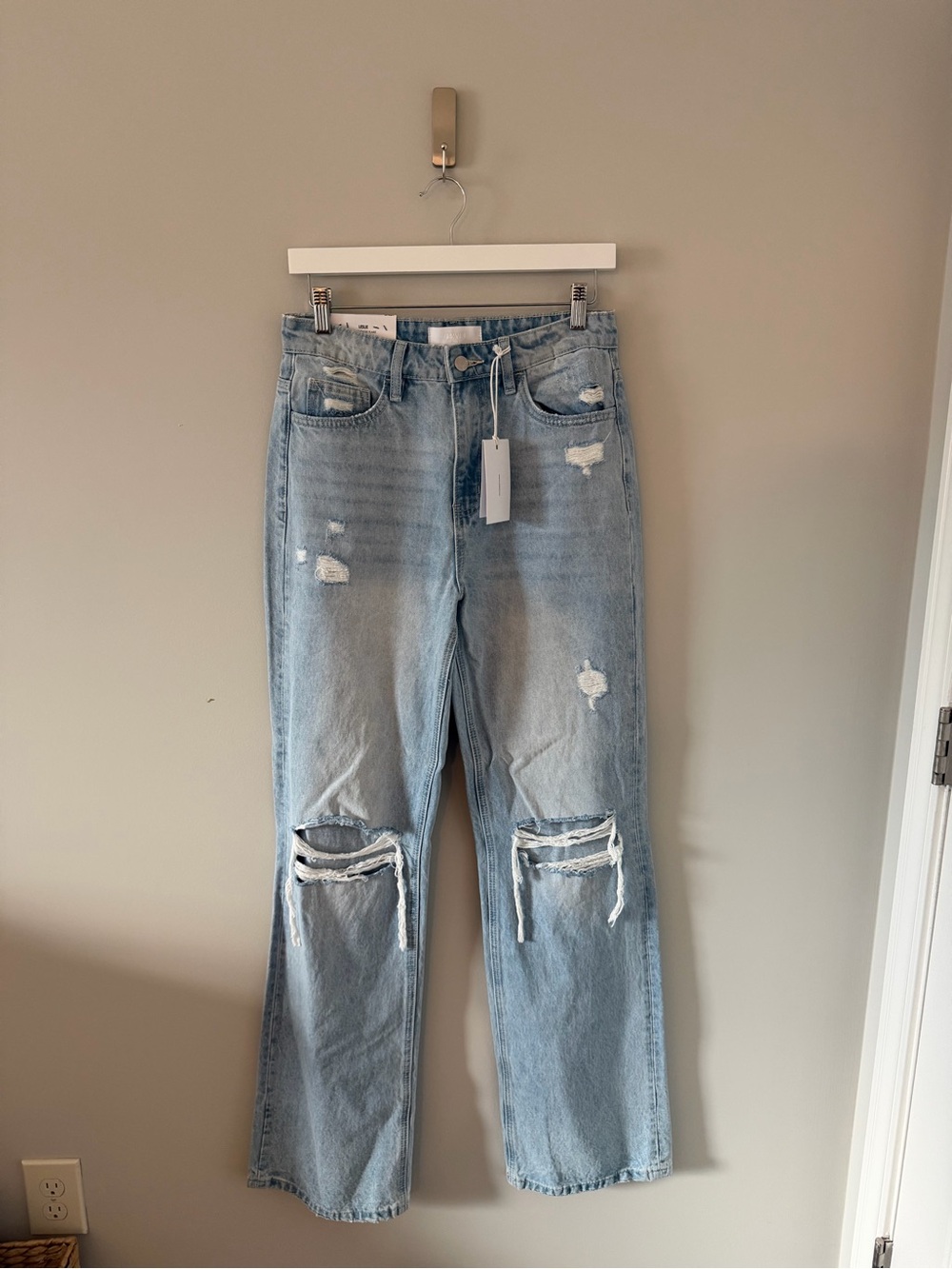 NWT Vintage Flare Jeans Light Wash | Vervet by Flying Monkey "Leslie", Size 27